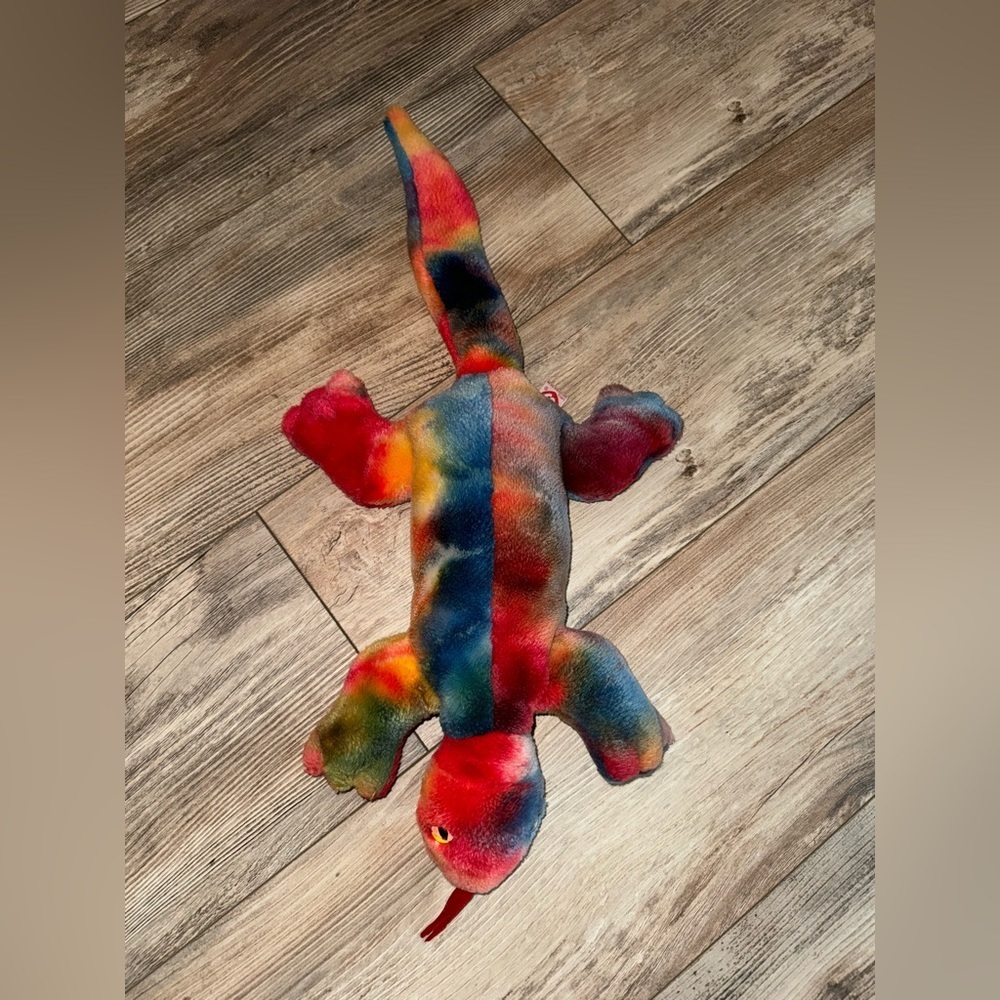 Ty beanie babies lizzy the lizard 15 in
